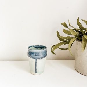Handmade aqua vase
